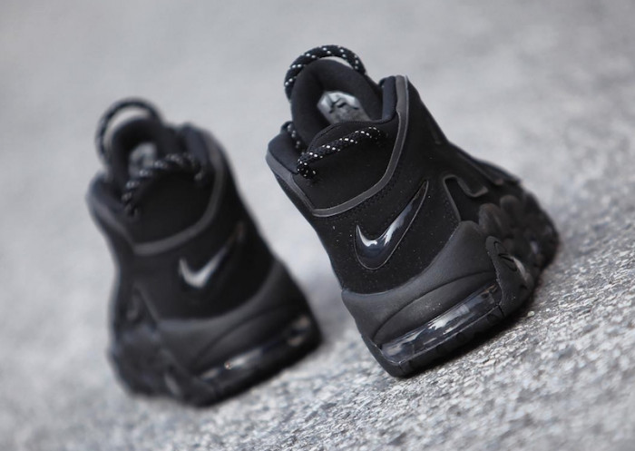 TB Nike Air More Uptempo Triple Black Reflective 414962-004