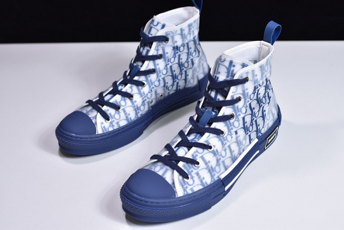 TB DR B23 High Top Oblique Sneaker Blue