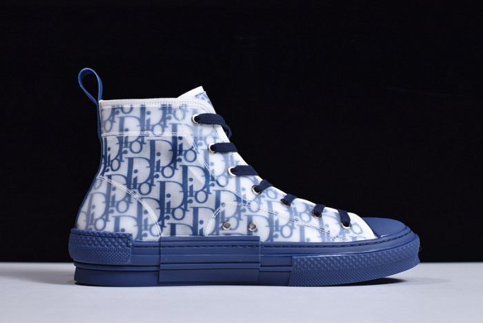 TB DR B23 High Top Oblique Sneaker Blue