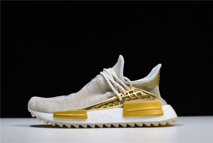 TB Pharrell adidas NMD Hu China Gold HAPPY F99762