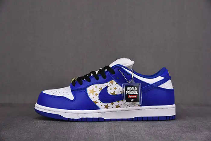 Bmlin Nike SB Dunk Low Supre* Stars Hyper Royal (2021) DH3228-100