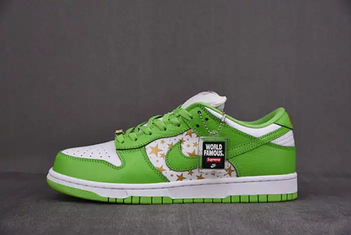 Cheap Husky Nike SB Dunk Low Supre* Stars Mean Green (2021) DH3228-101