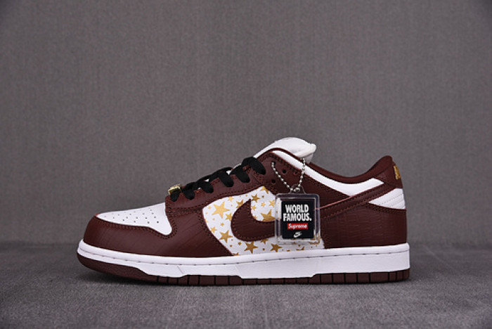 KICKWHO Nike SB Dunk Low Supre* Stars Barkroot Brown (2021) DH3228-103