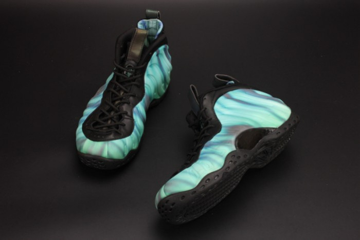 TB Nike Air Foamposite One Northern Lights Black Green mens 840559-001