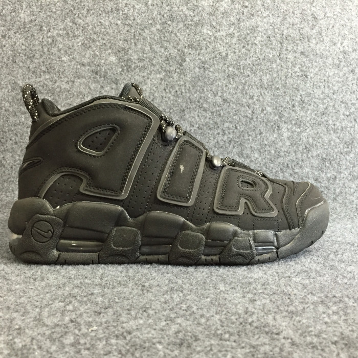 TB Nike Air More Uptempo Triple Black Reflective 414962-004