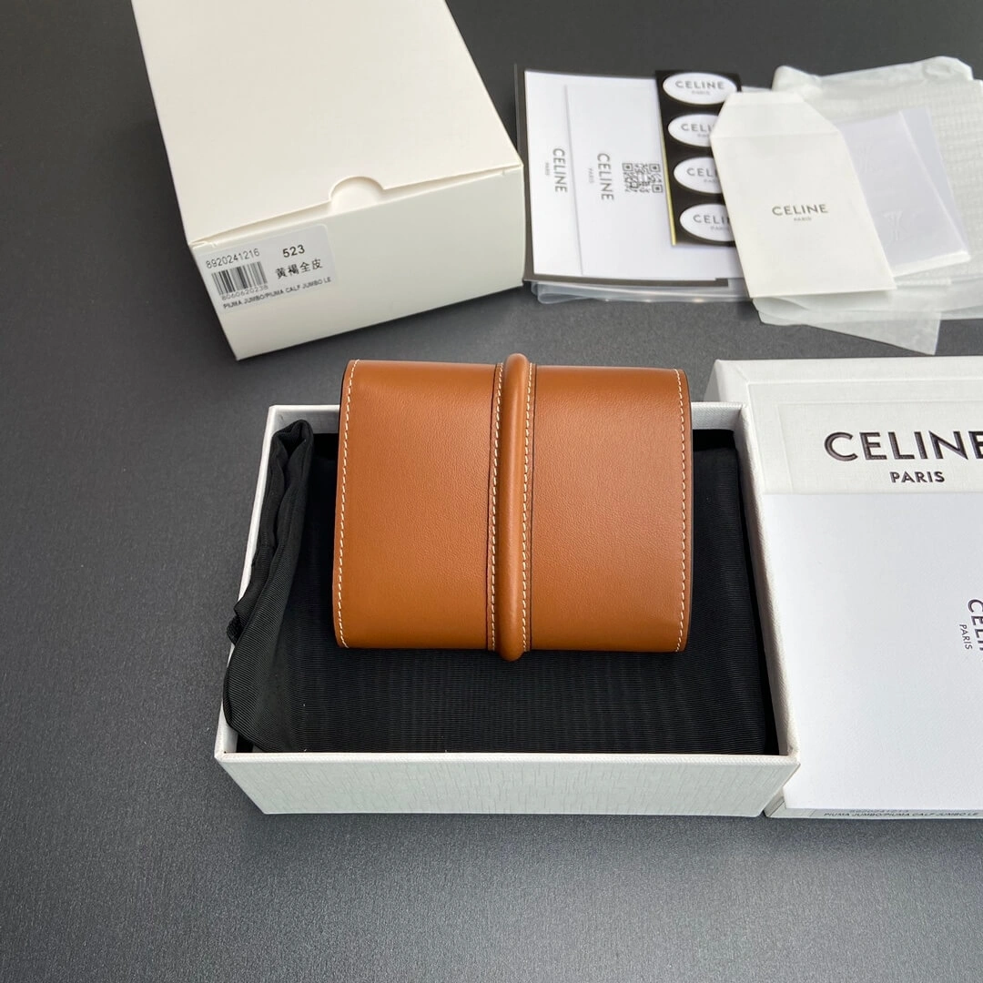 EasyMatch CELINE 16 Small Wallet in Shiny Calf Leather 2585