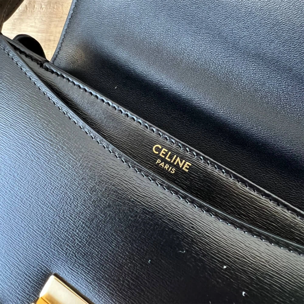 CELINE BESACE CLEA in shiny calfskin(HIGH-END GRADE) Reliable 2577