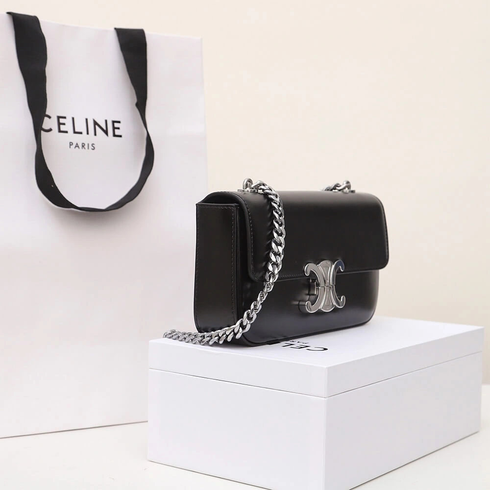 WaterResistant CELINE CHAIN SHOULDER BAG CLAUDE 2578