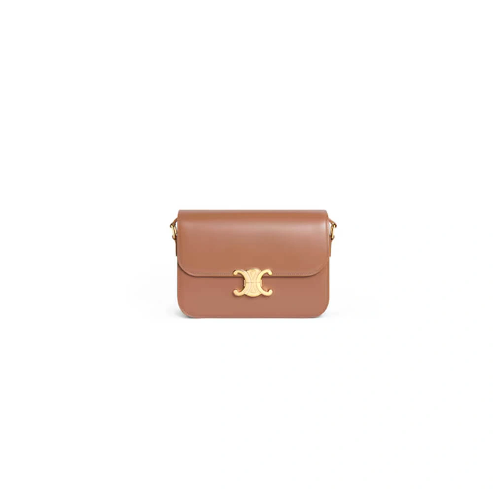 EyeCatching CELINE CLASSIQUE TRIOMPHE BAG in shiny calfskin(HIGH-END GRADE) 2504