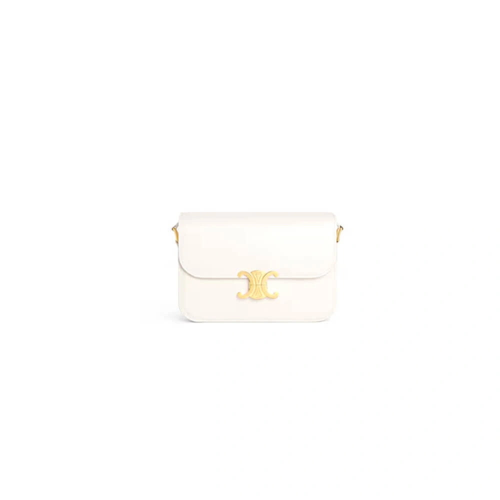CELINE CLASSIQUE TRIOMPHE BAG in shiny calfskin(HIGH-END GRADE) Sustainable 2462