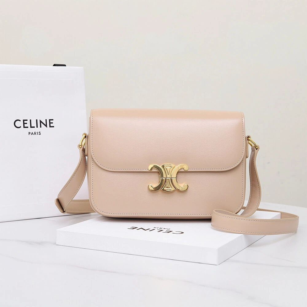 Affordable CELINE CLASSIQUE TRIOMPHE BAG in shiny calfskin(HIGH-END GRADE) 2460