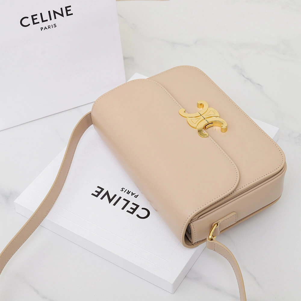 Affordable CELINE CLASSIQUE TRIOMPHE BAG in shiny calfskin(HIGH-END GRADE) 2460