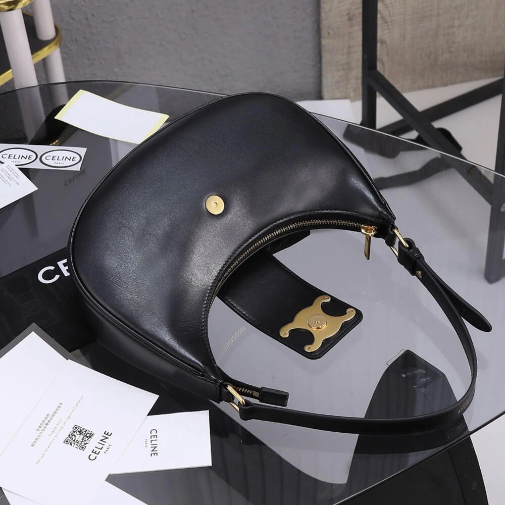 Refined CELINE MEDIUM AVA TRIOMPHE BAG in Smooth Calfskin 2564
