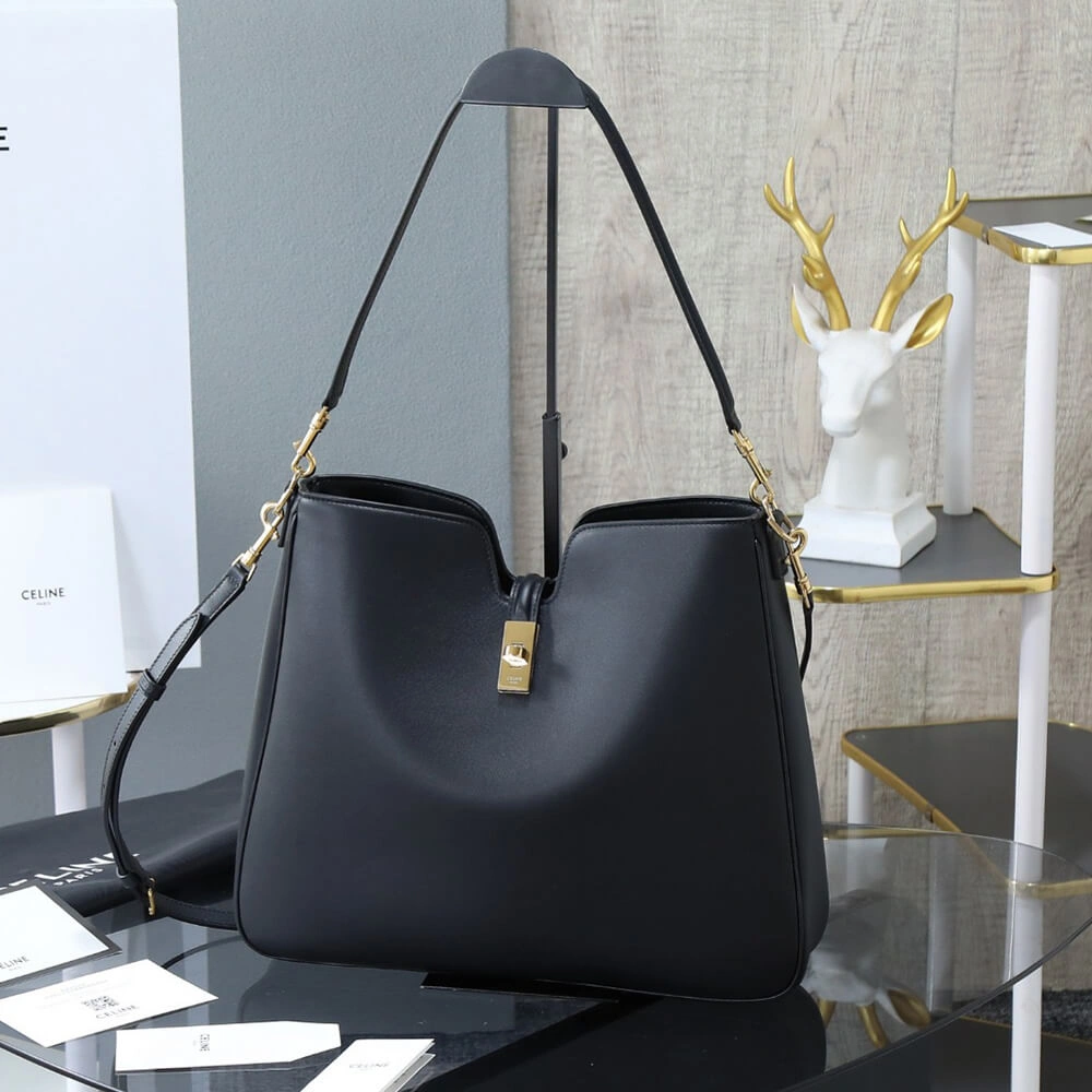 CELINE MEDIUM CAMILLE 16 SOFT BAG IN SMOOTH CALFSKIN(HIGH-END GRADE) Effortless 2524