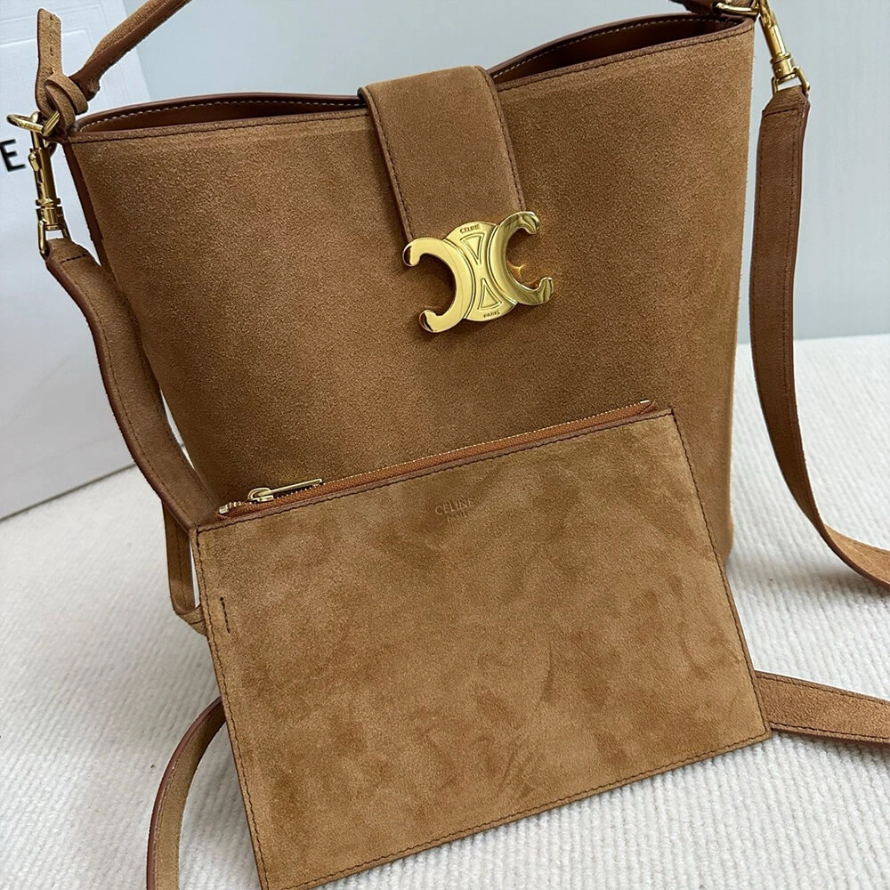 Cozy CELINE MEDIUM LOUISE BAG in SUEDE CALFSKIN 2510