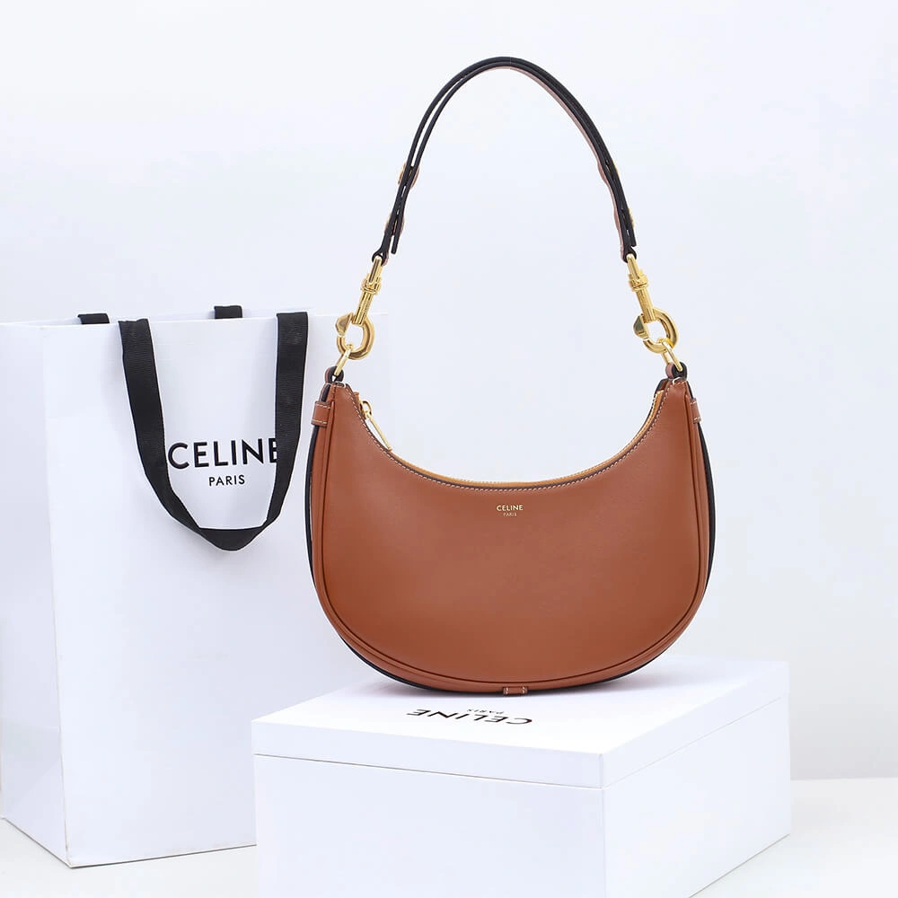 CELINE Medium Ava Strap Bag in smooth Calfskin(HIGH-END GRADE) Functional 2570