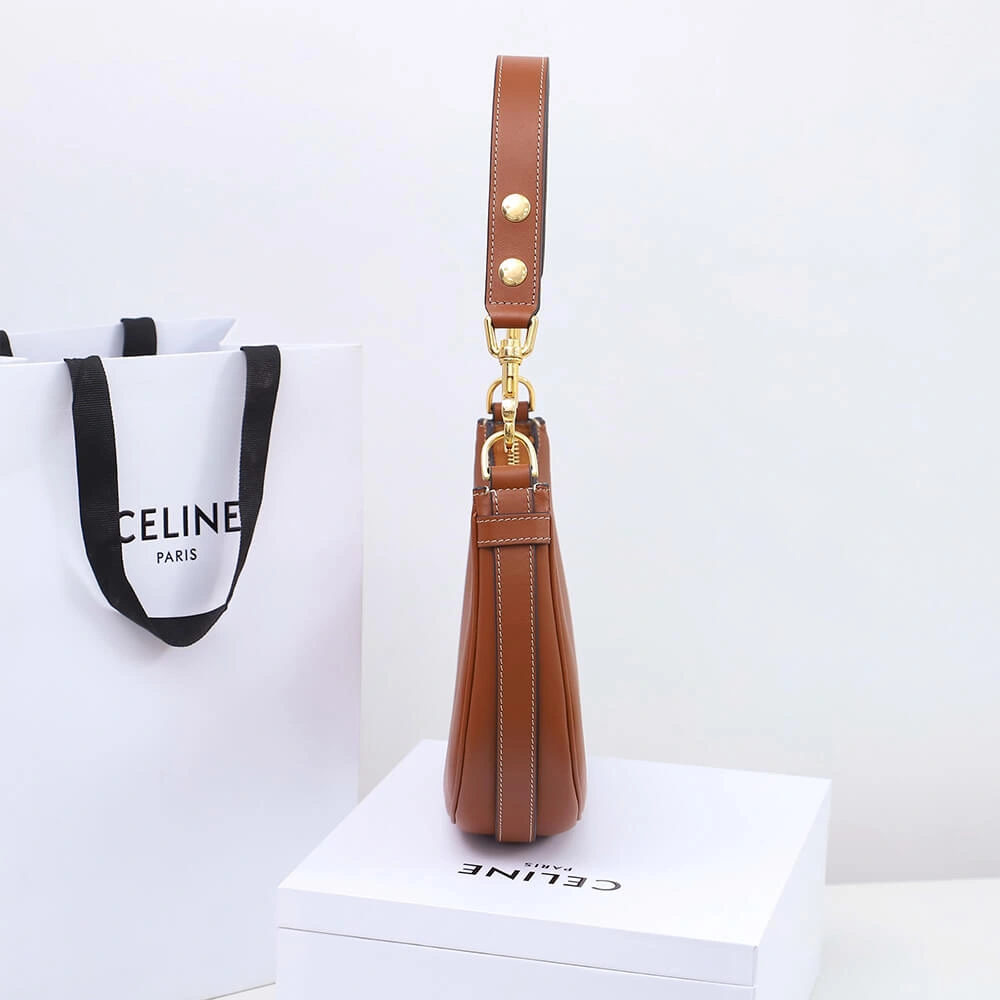 CELINE Medium Ava Strap Bag in smooth Calfskin(HIGH-END GRADE) Functional 2570