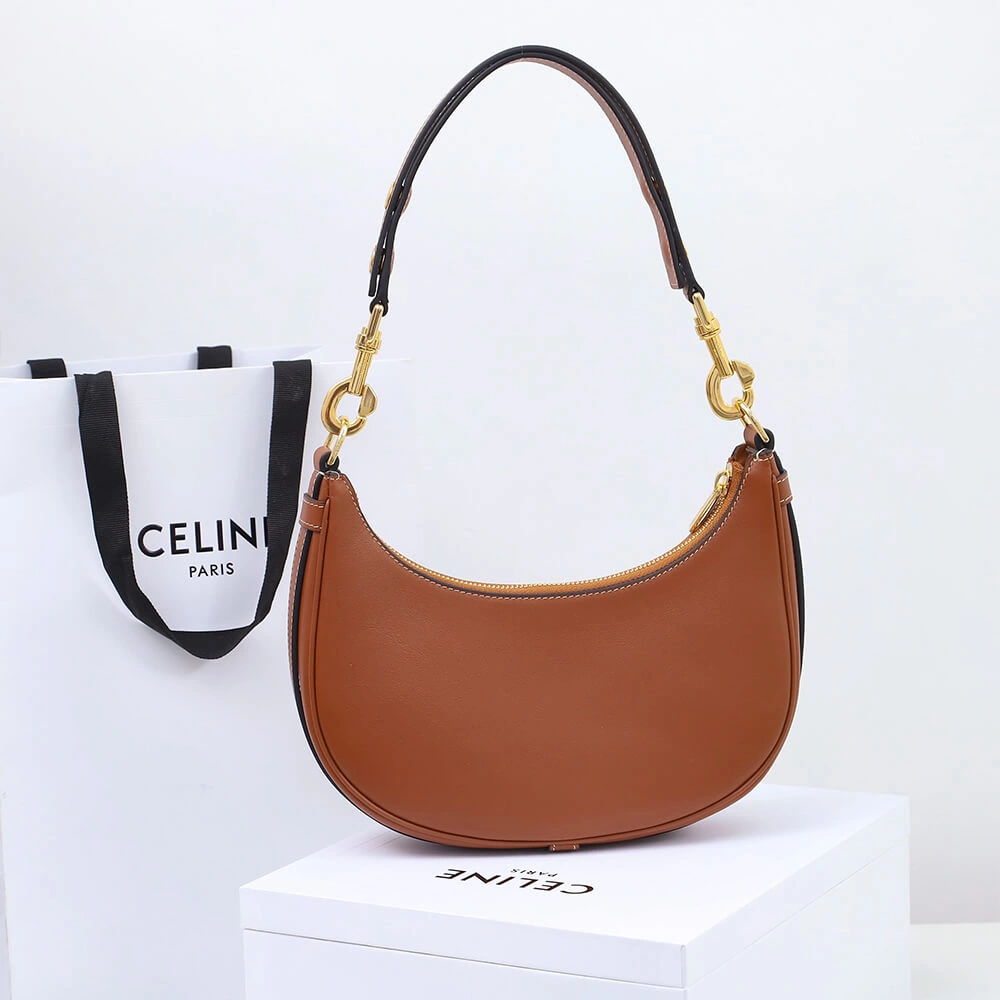 CELINE Medium Ava Strap Bag in smooth Calfskin(HIGH-END GRADE) Functional 2570