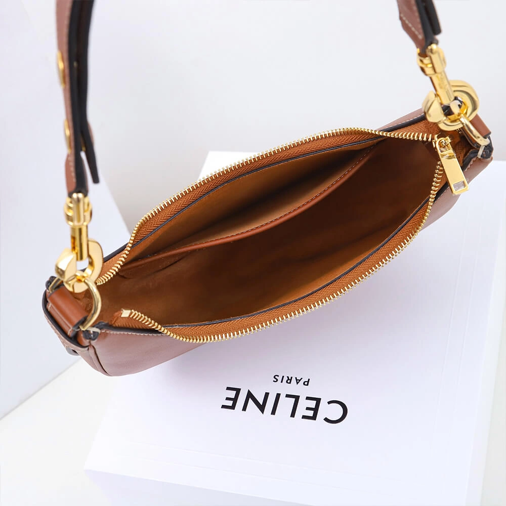 CELINE Medium Ava Strap Bag in smooth Calfskin(HIGH-END GRADE) Functional 2570