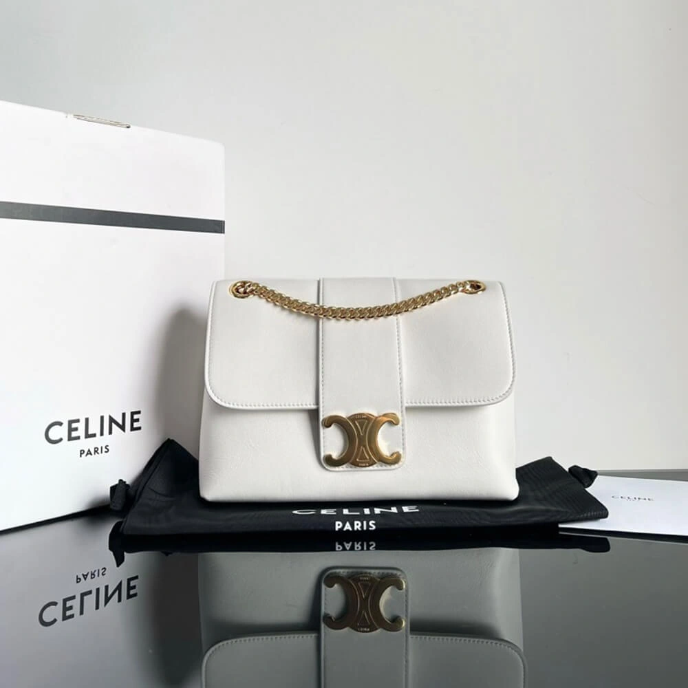 CELINE Medium Celine Victoire Bag in SUPPLE CALFSKIN NewStyle 2477