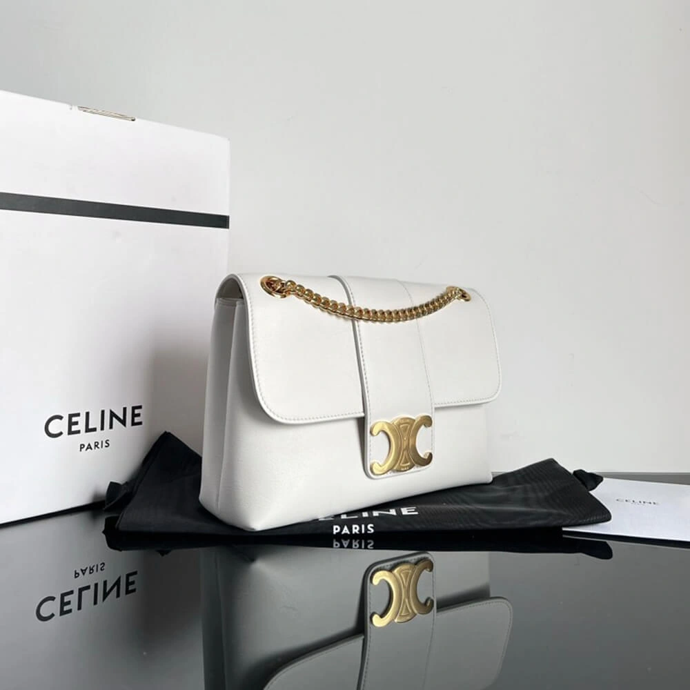 CELINE Medium Celine Victoire Bag in SUPPLE CALFSKIN NewStyle 2477