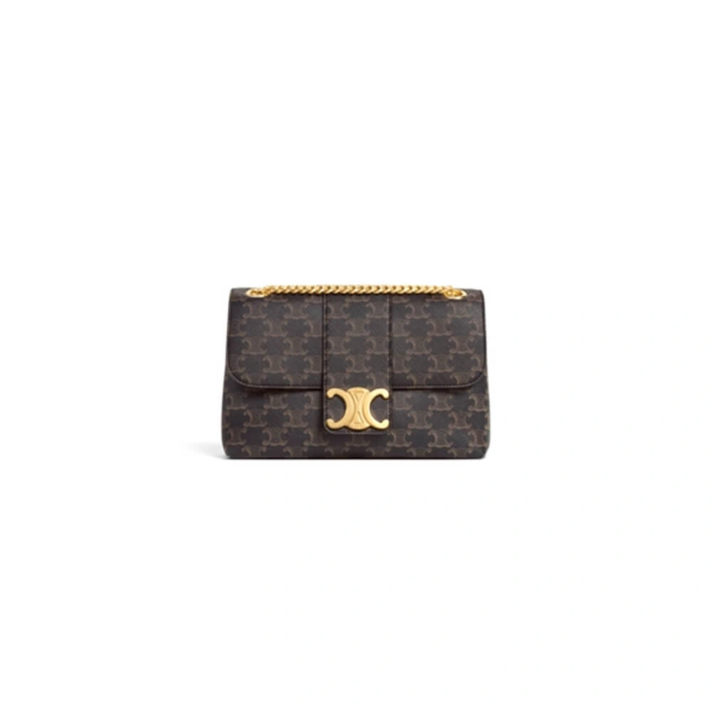 CELINE Medium Celine Victoire Bag in Triomphe Canvas Trendsetting 2479