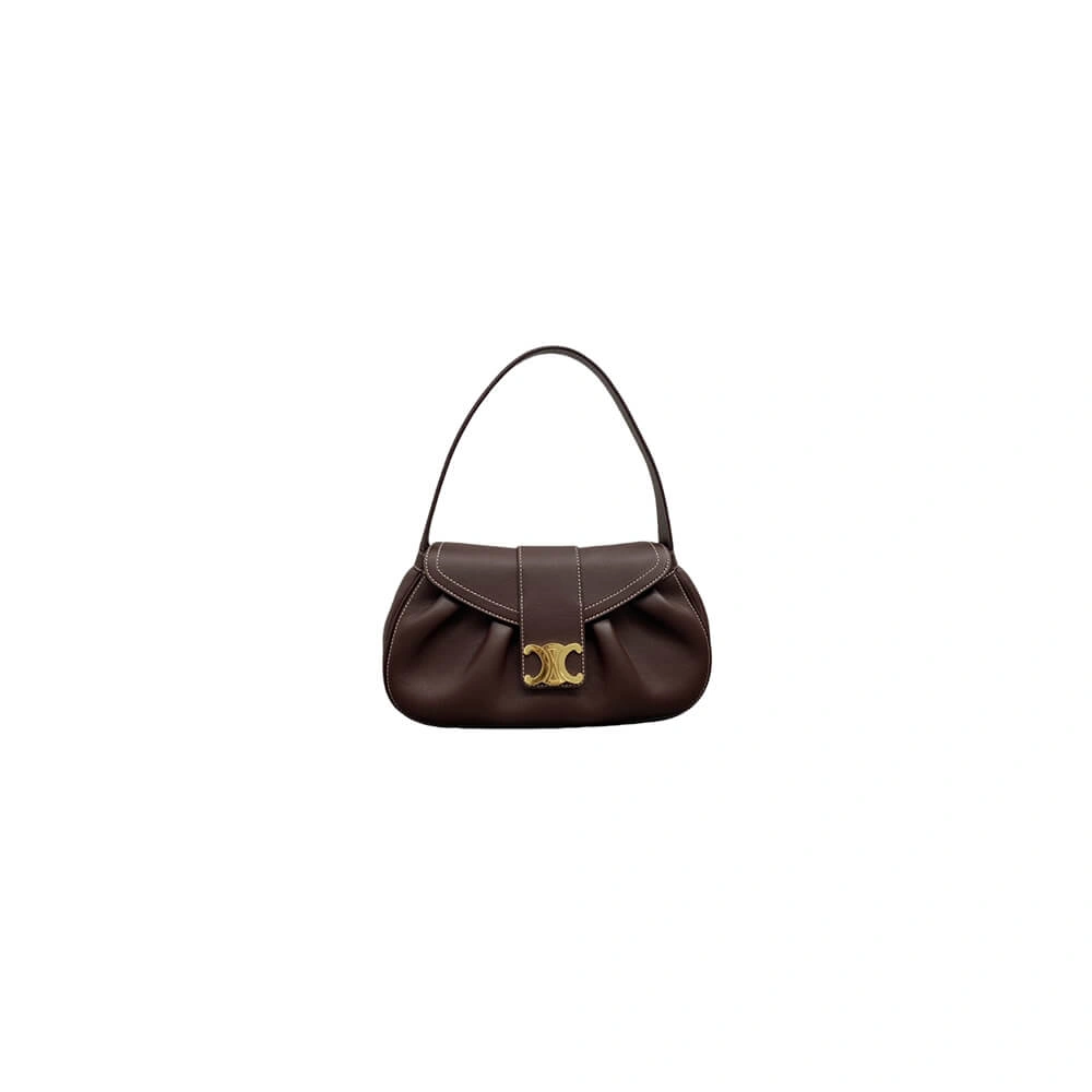 CELINE Medium POLLY bag in soft calfskin Thermal 2568