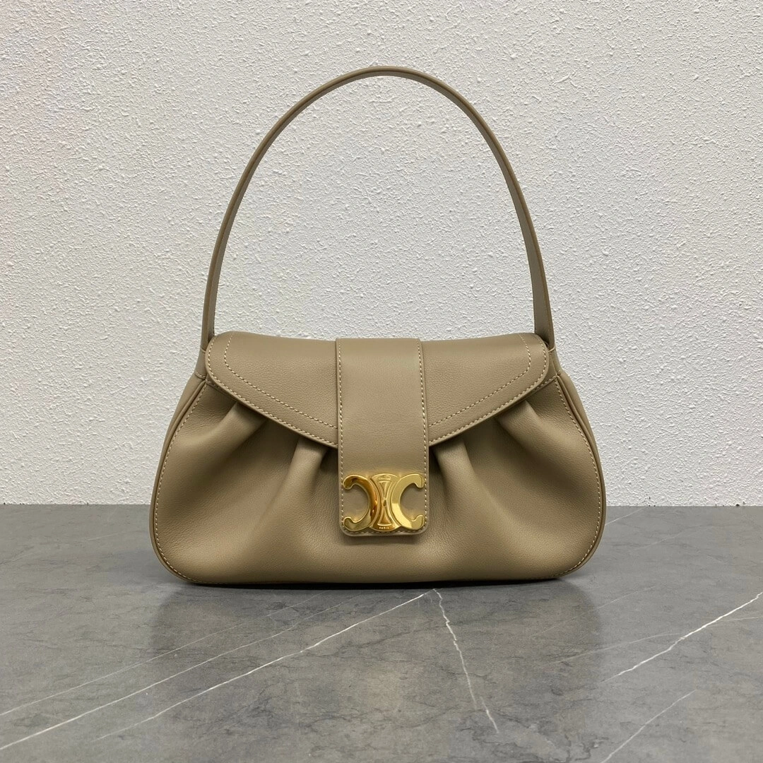 CELINE Medium POLLY bag in soft calfskin GoAnywhere 2566
