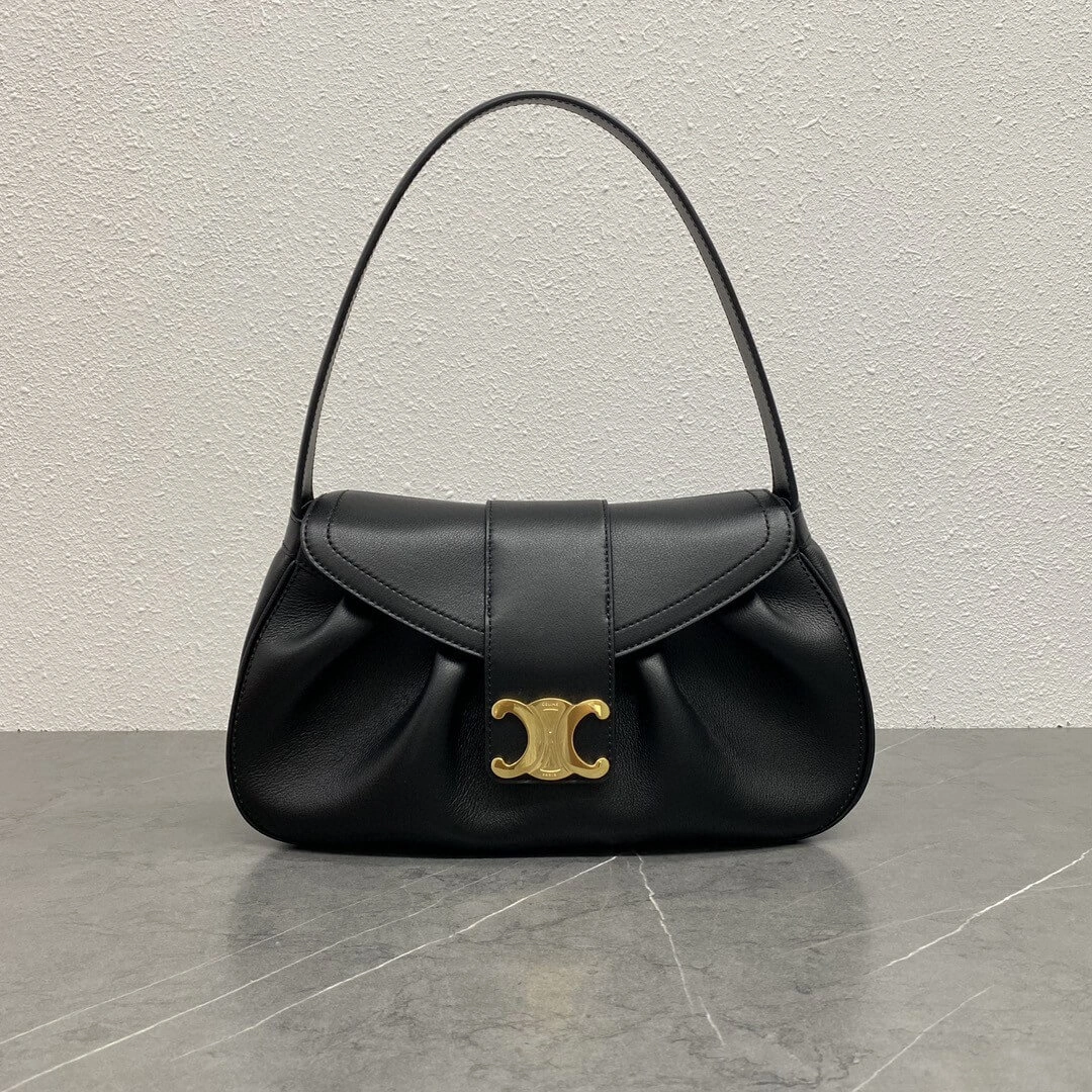 CELINE Medium POLLY bag in soft calfskin Chic 2588