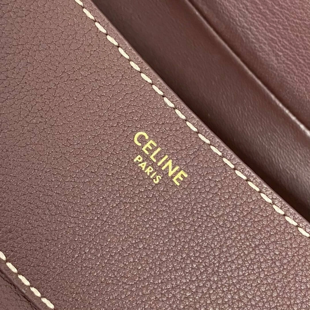 CELINE Medium POLLY bag in soft calfskin Thermal 2568