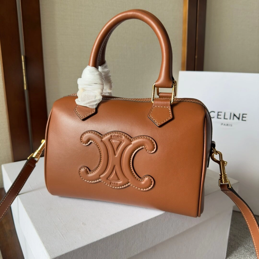 CELINE Small Boston Bag in Smooth Calfskin Fashionable 2545