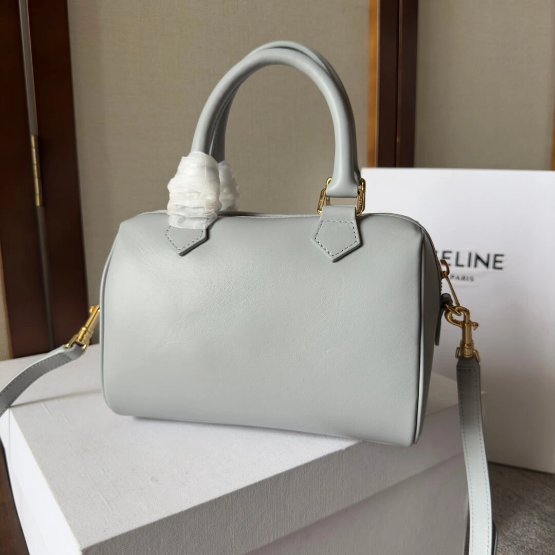 CELINE Small Boston Bag in Smooth Calfskin Unisex 2490