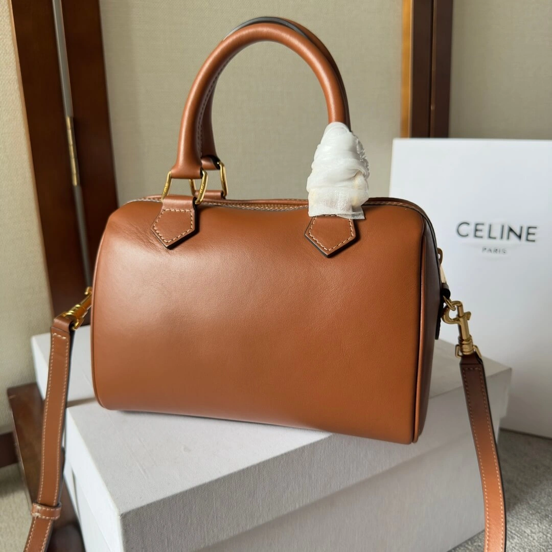 CELINE Small Boston Bag in Smooth Calfskin Fashionable 2545