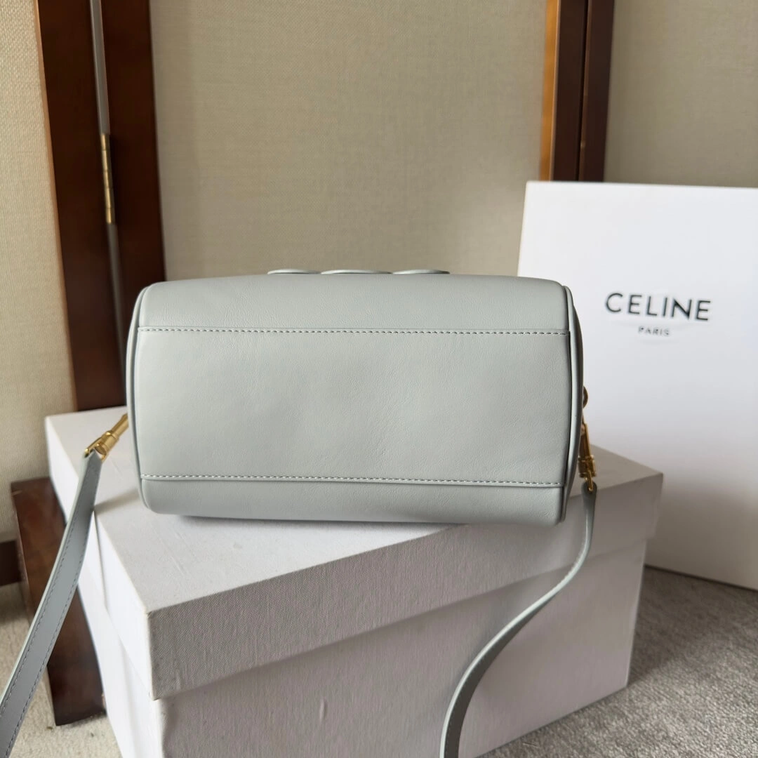 CELINE Small Boston Bag in Smooth Calfskin Unisex 2490