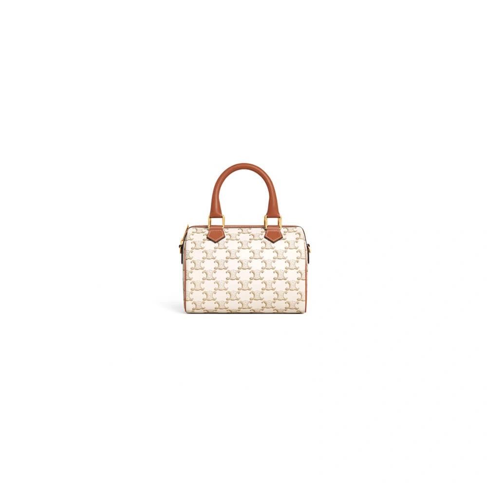 DailyWear CELINE Small Boston IN Triomphe Canvas and calfskin 2558