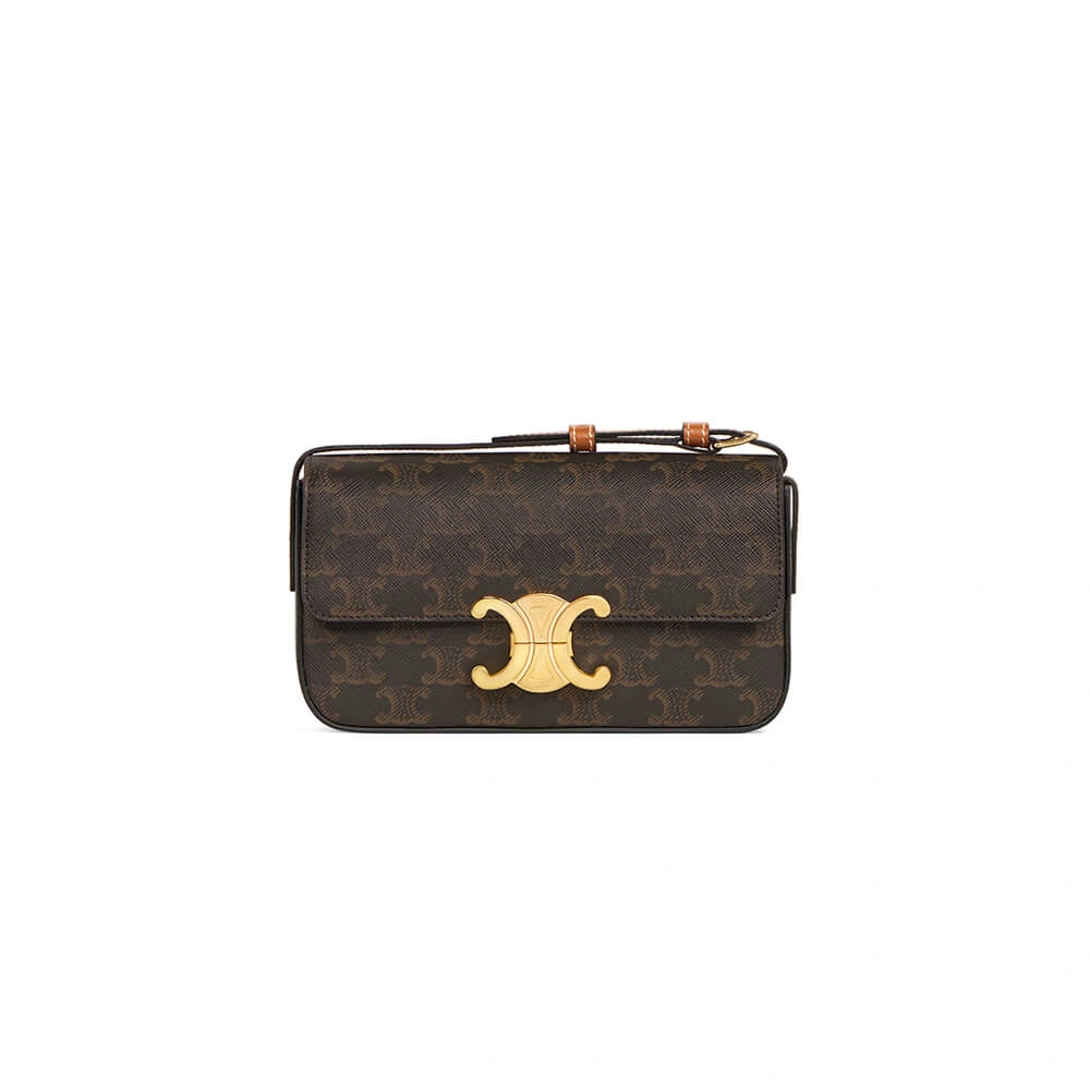 CELINE TRIOMPHE SHOULDER BAG Flexible 2486