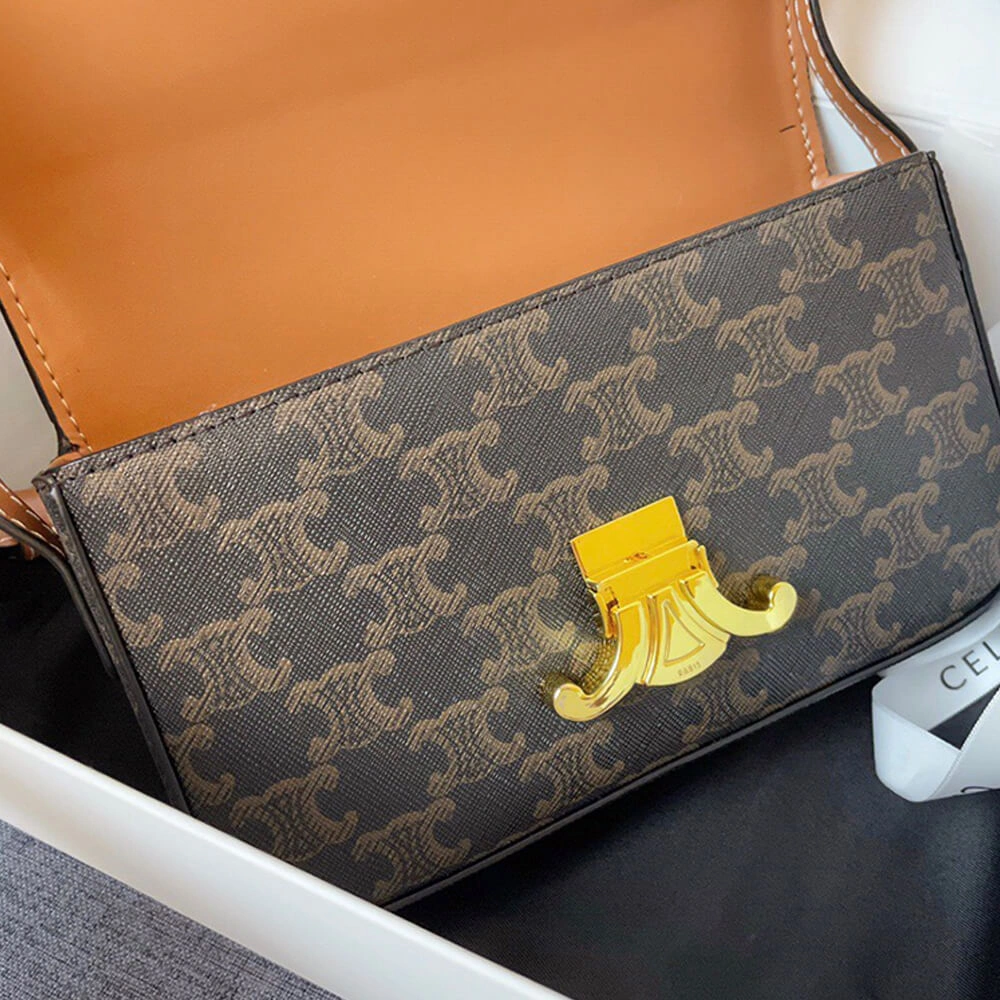 CELINE TRIOMPHE SHOULDER BAG Flexible 2486