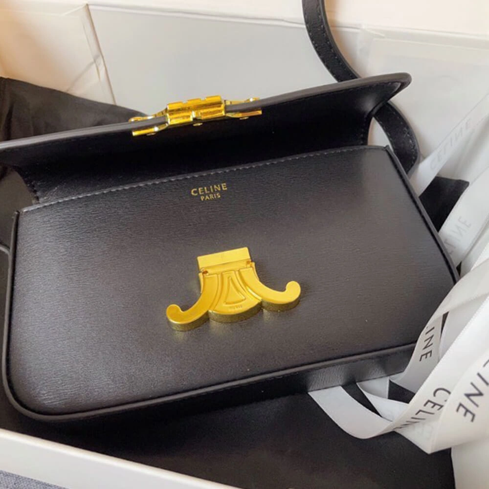 Breathable CELINE TRIOMPHE SHOULDER BAG 2475