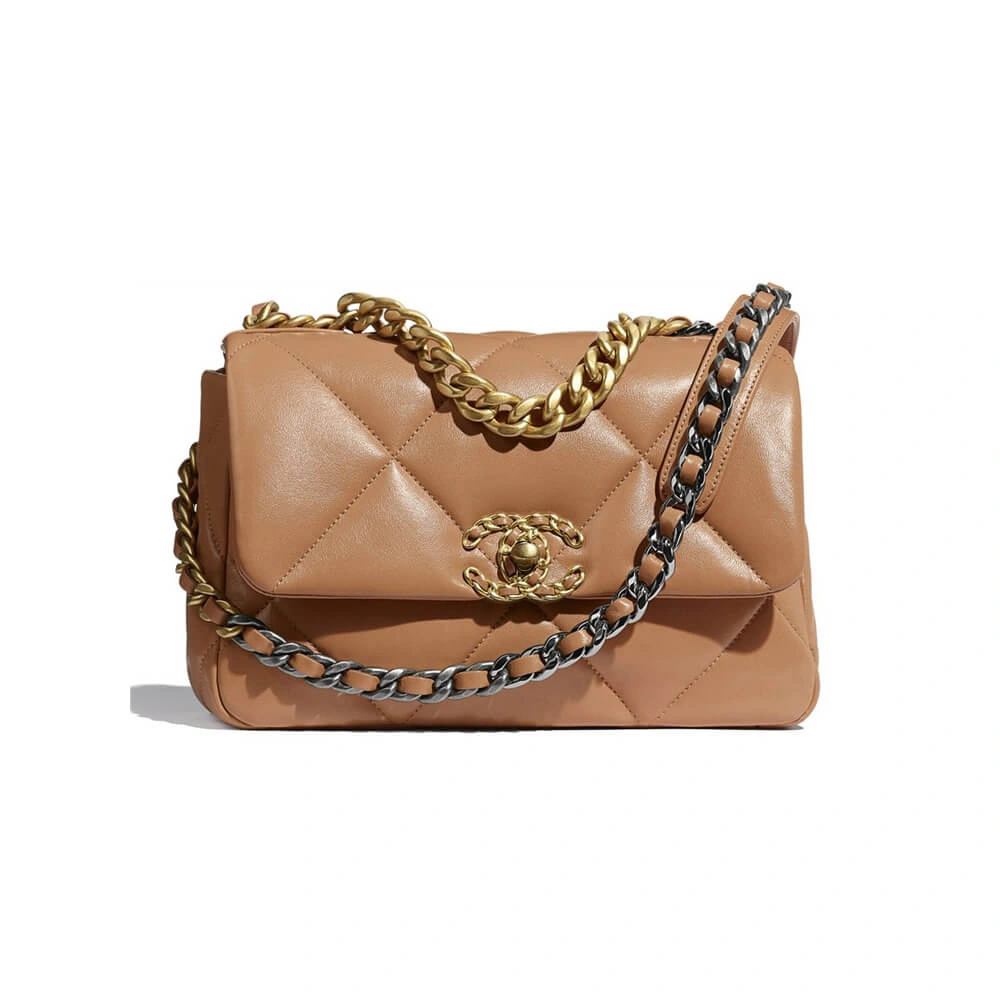 Vibrant CHANEL 19 MAXI HANDBAG 1646