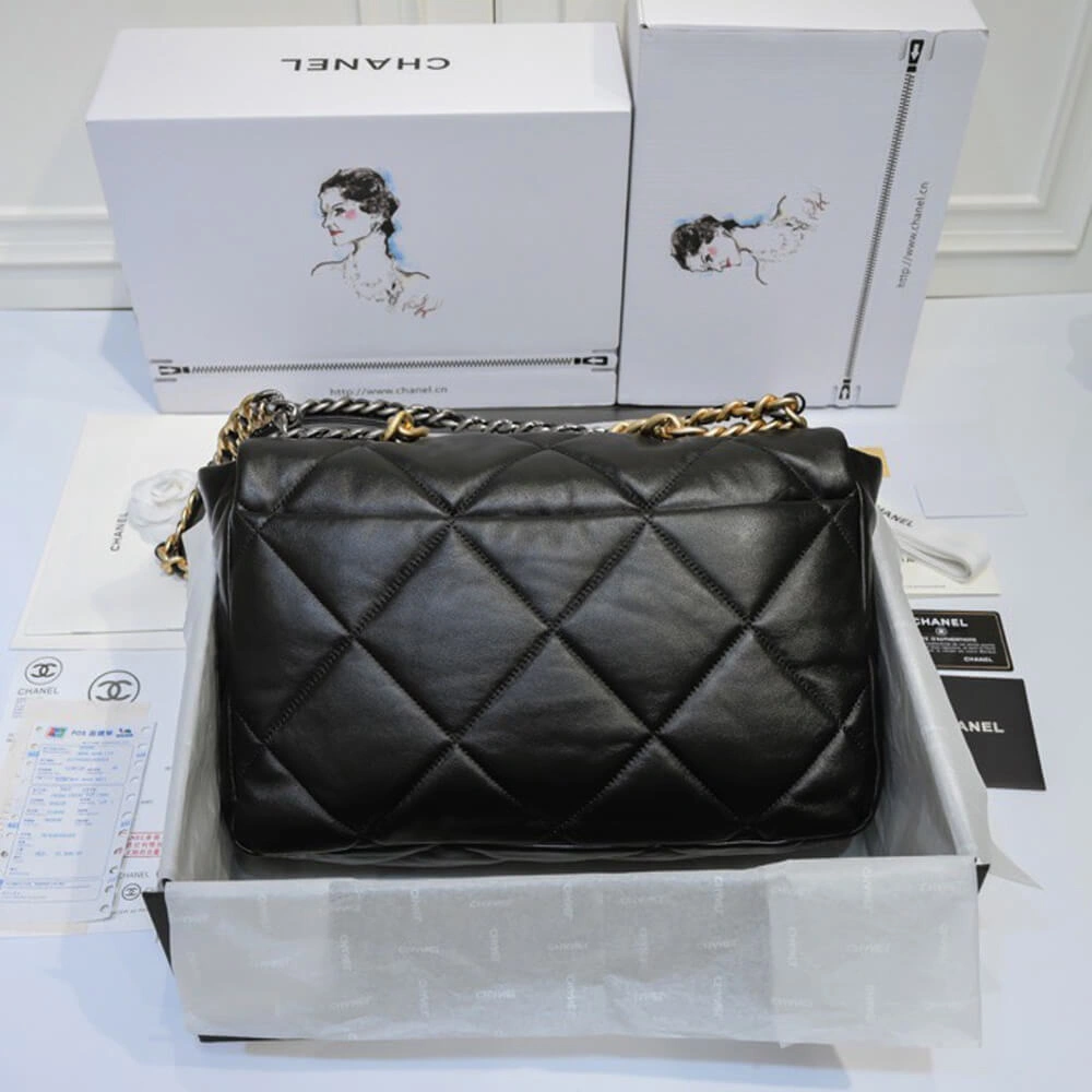 Comfortable CHANEL 19 MAXI HANDBAG 1652