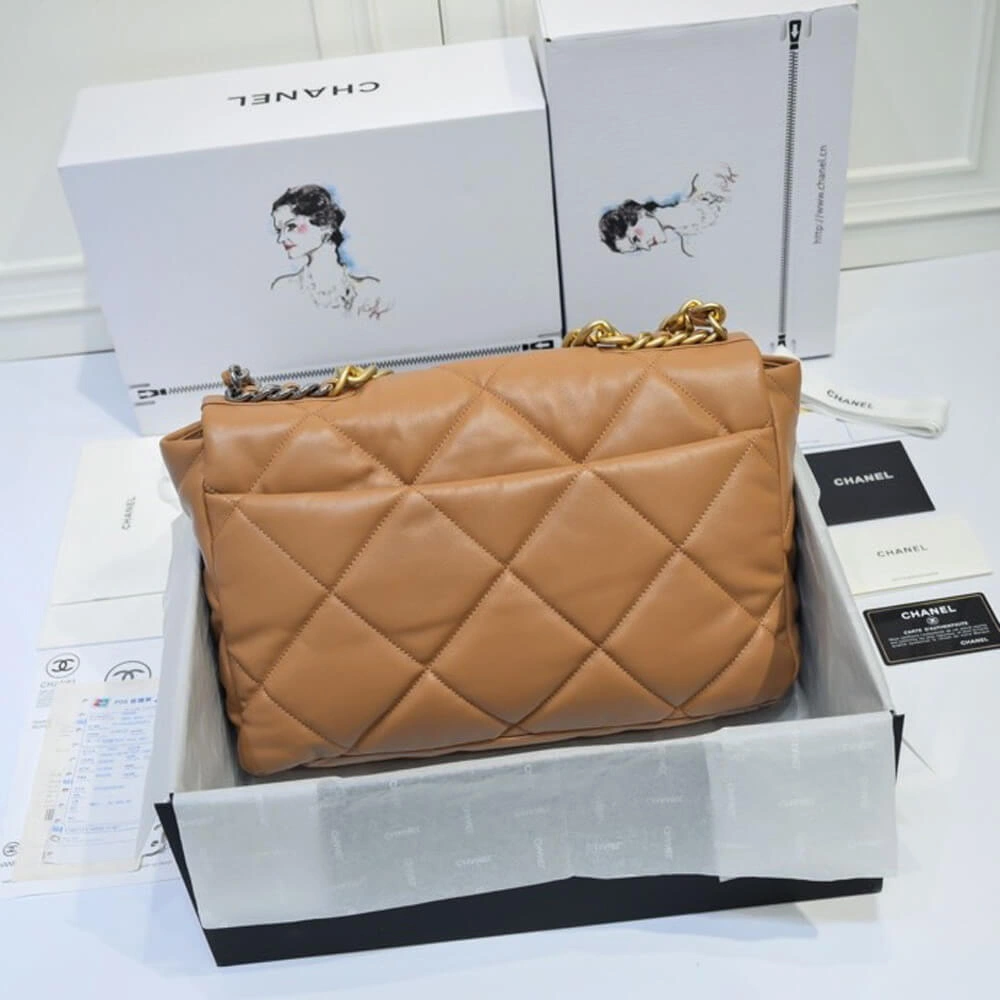 Vibrant CHANEL 19 MAXI HANDBAG 1646