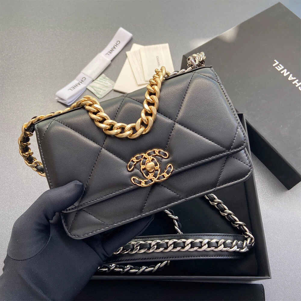CHANEL 19 Wallet on Chain(high-end grade) Casual 1376