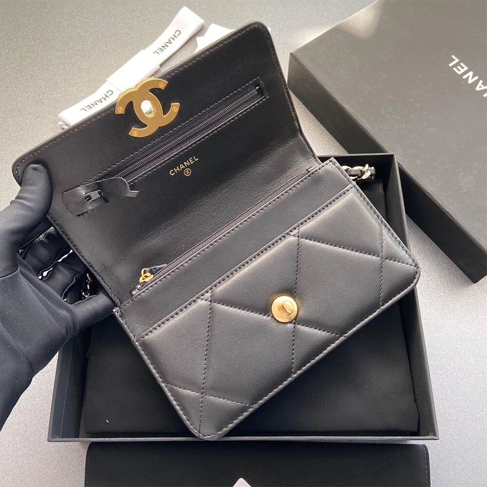 CHANEL 19 Wallet on Chain(high-end grade) Casual 1376