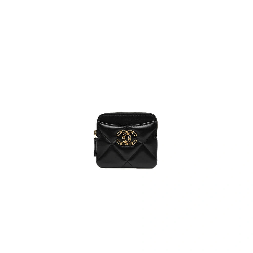 Lightweight CHANEL 19 Zipper Coin Wallet 1332