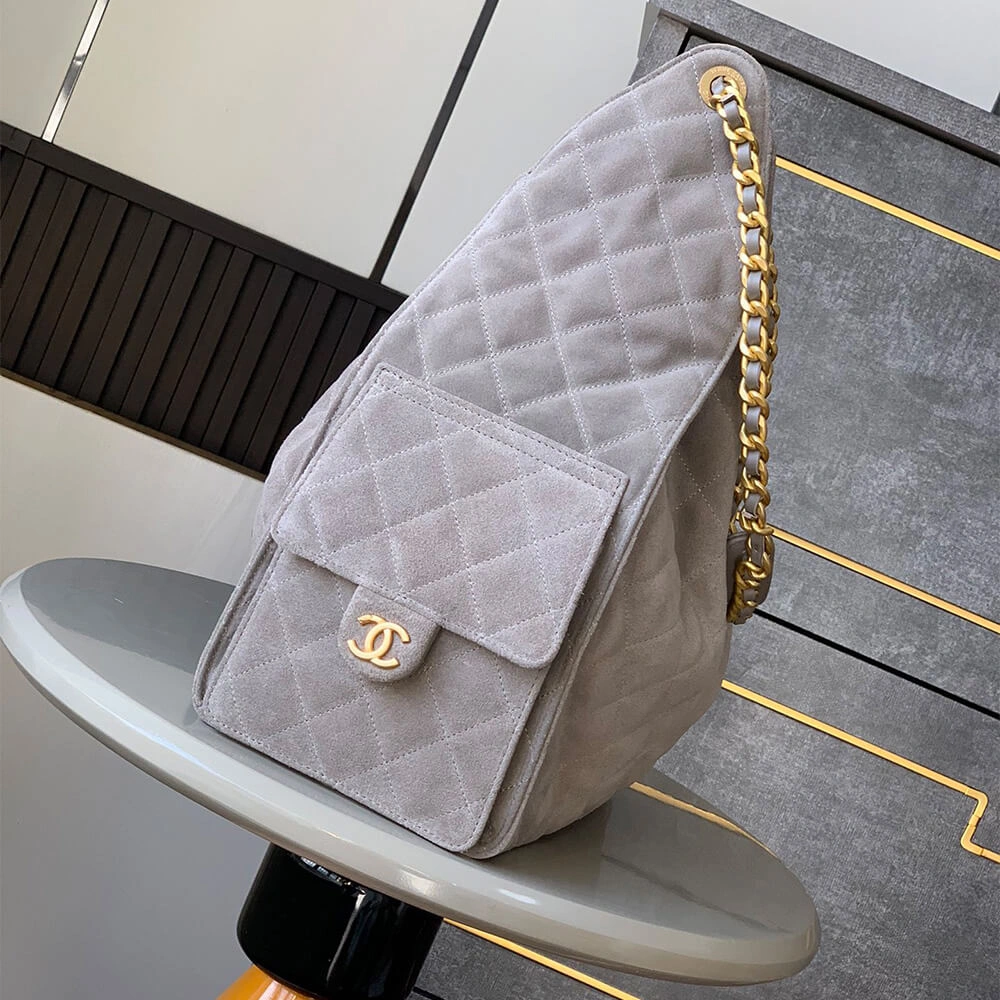 Casual CHANEL 25 Medium Handbag SUEDE(high-end grade) 1584