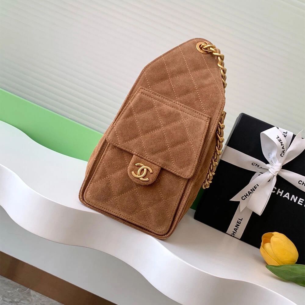 CHANEL 25C HOBO SUEDE(high-end grade) Flexible 1540