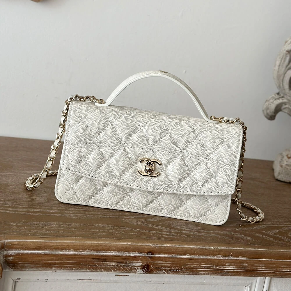 CHANEL Chain Clutch Trendy 1476