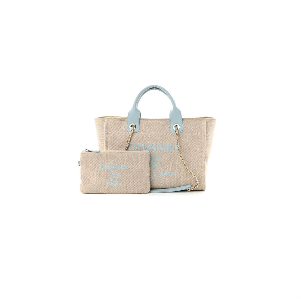 CHANEL Deauville Large Tote(HIGH-END GRADE) Durable 1296