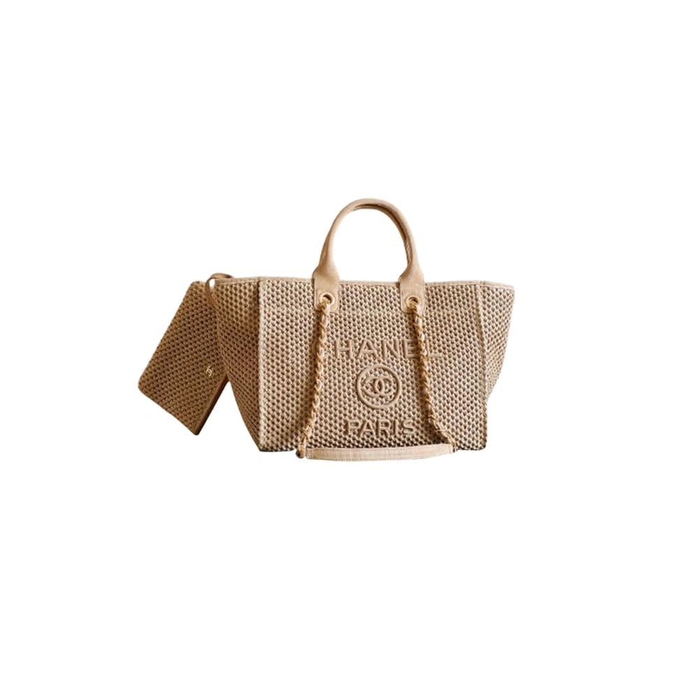 Tailored CHANEL Deauville Large Tote(HIGH-END GRADE) 1329
