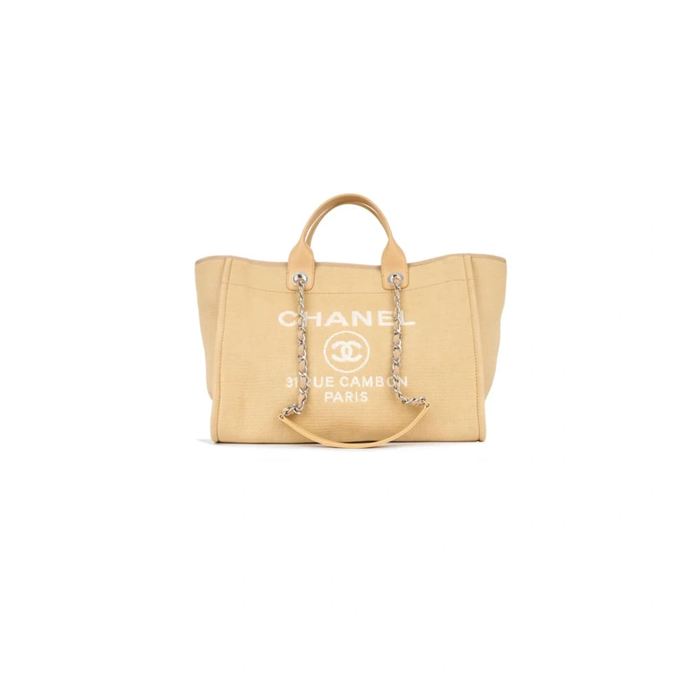 Neat CHANEL Deauville Large Tote(HIGH-END GRADE) 1321